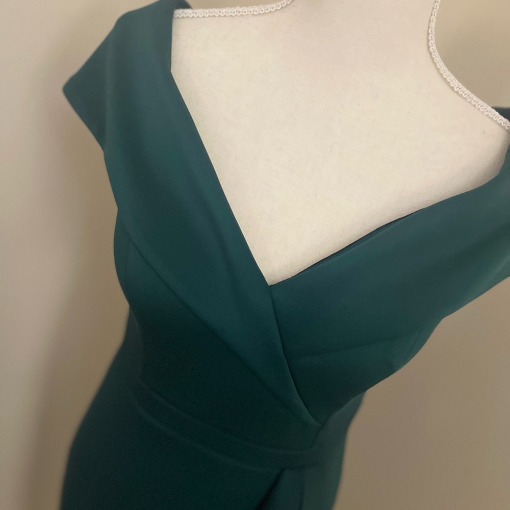 Xscape Emerald Asymmetrical Dress